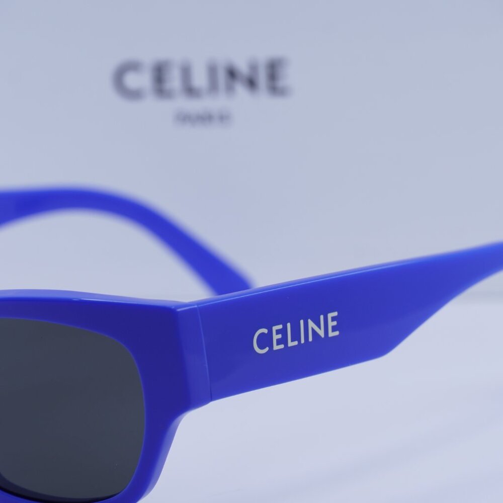 Final Price! Celine CL40197U 92A Blue/Smoke Sunglasses - Picture 2 of 9